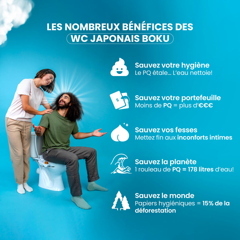 Kit Bidet japonais pour abattant WC, WCLEAN spécialiste hygiène intime
